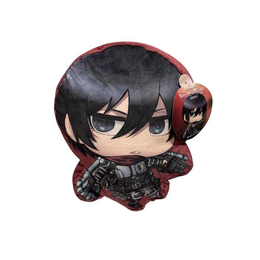 Attack on Titan Mikasa Chibi Plush Pillow NEW With Tag Surreal Entertainment